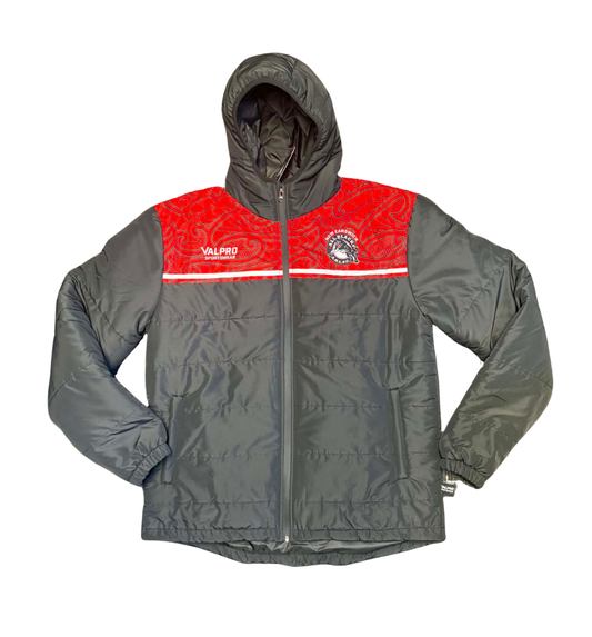 New Earswick All Blacks Maori Padded Winter Jacket
