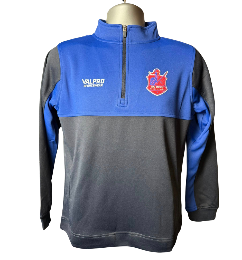 Hull Knights Junior 1/4 Zip Squad Midlayer