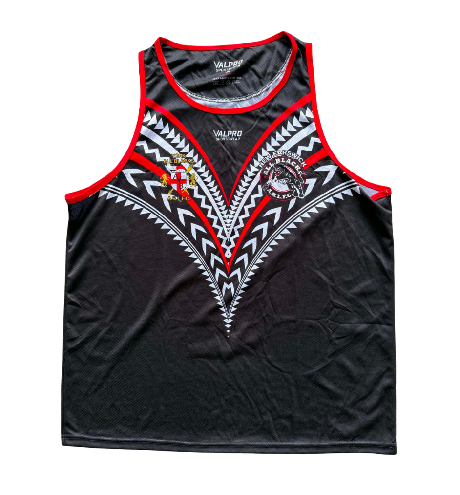 New Earswick All Blacks Tribal Training Vest