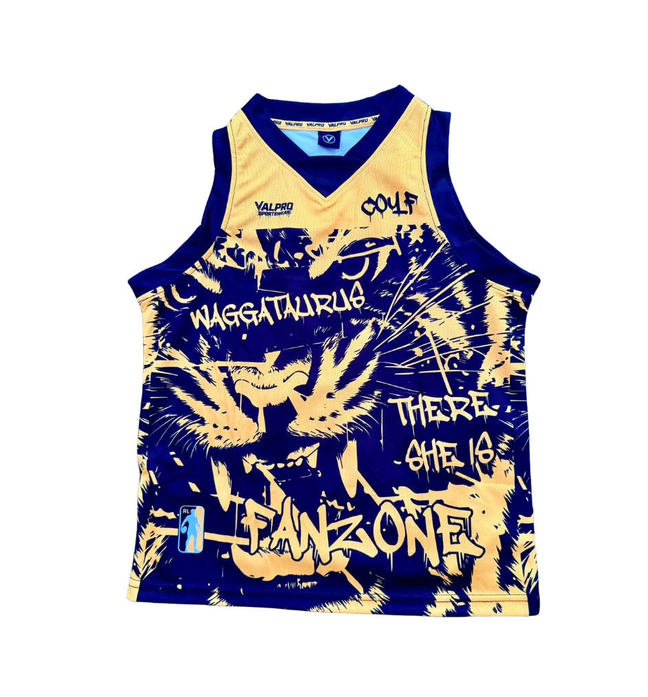 Wagga's Fanzone Amber Basketball Vest