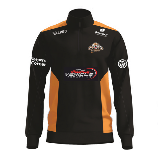 ** PRE ORDER ** Cottingham Tigers U10s Rugby League 1/4 Zip top